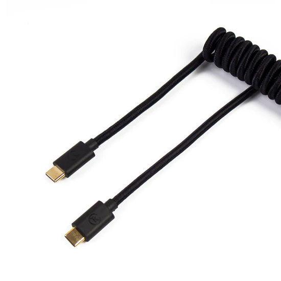 Keychron Custom Coiled Type-C Black Cable (Cab-B) - DataBlitz