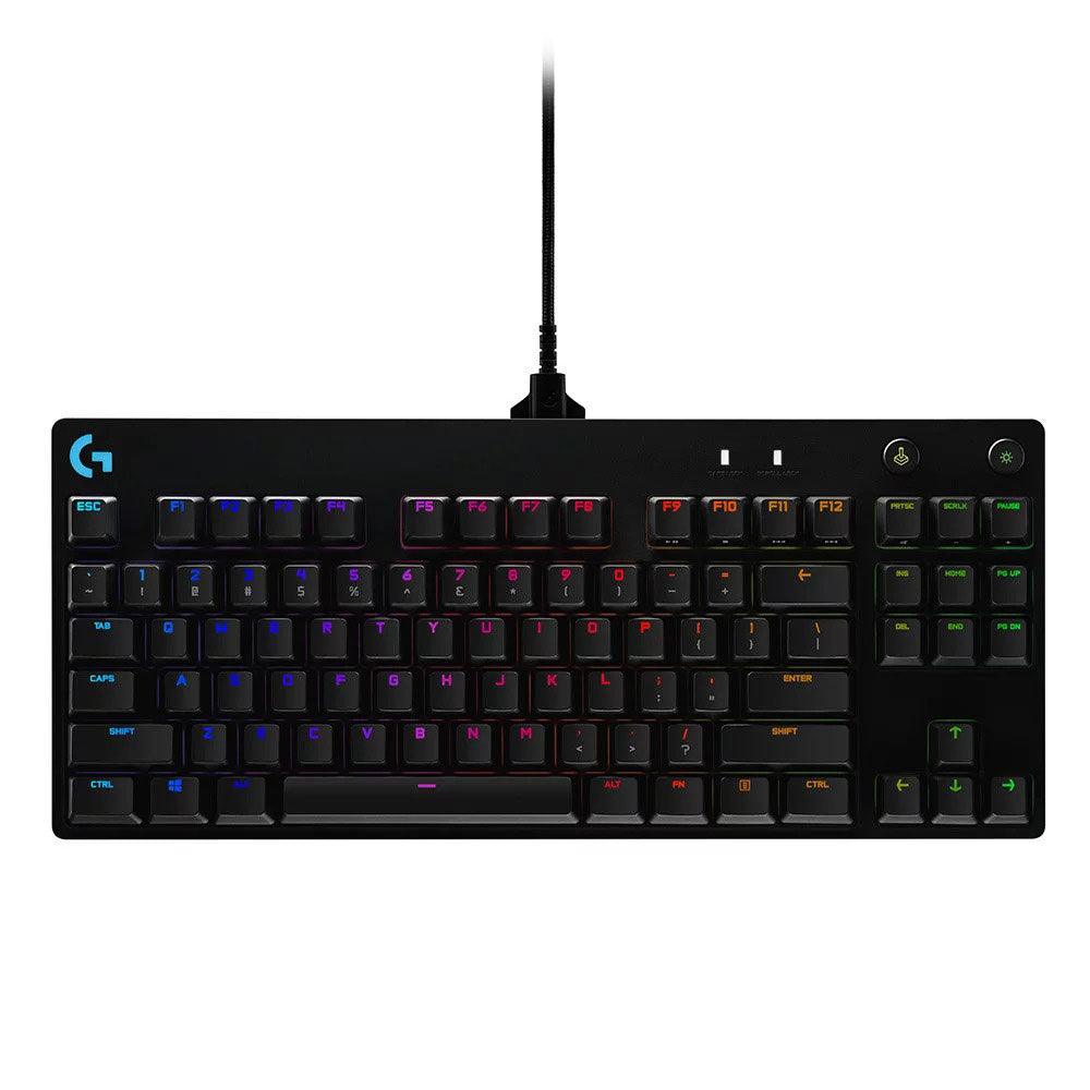 LOGITECH PRO X GAMING KEYBOARD (GX BLUE CLICKY) - DataBlitz