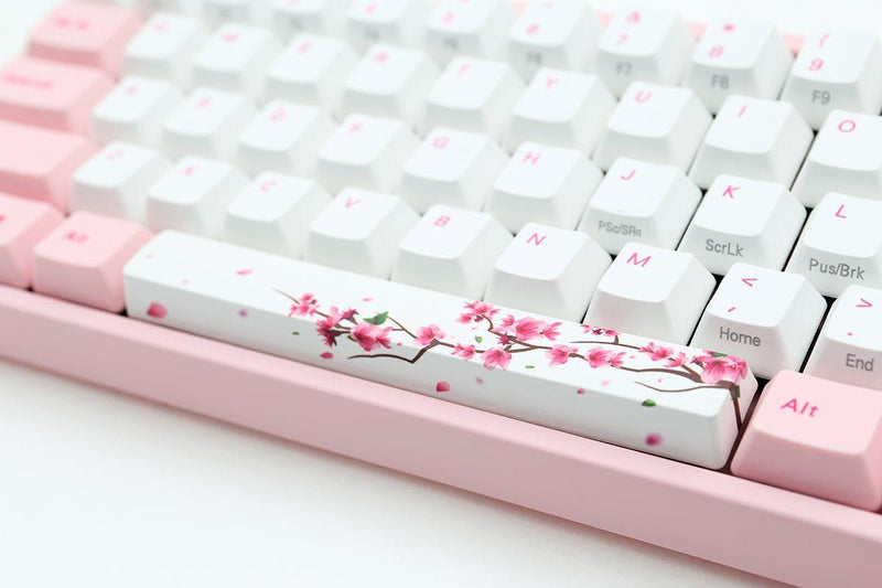 DUCKY MIYA PRO SAKURA PINK LED PBT MECHANICAL KEYBOARD CHERRY MX RED (MY68NR1P/PP88V) - DataBlitz