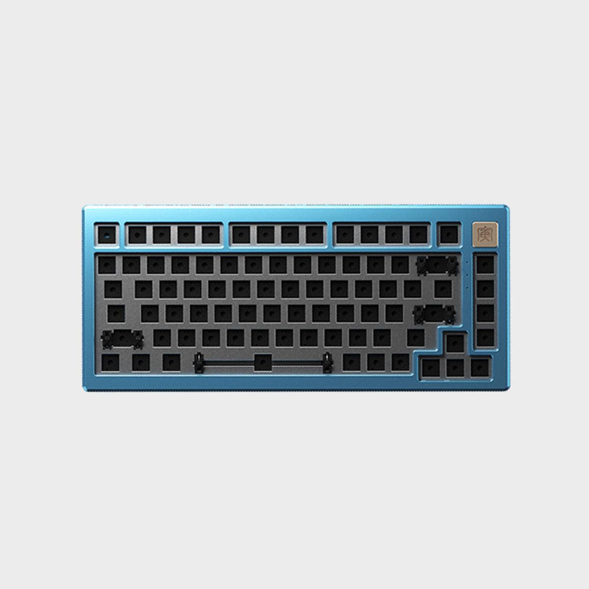 AKKO MOD006 RGB Hot-Swappable Mechanical Keyboard DIY Kit With Gasket Mount Structure (Sky Blue) - DataBlitz
