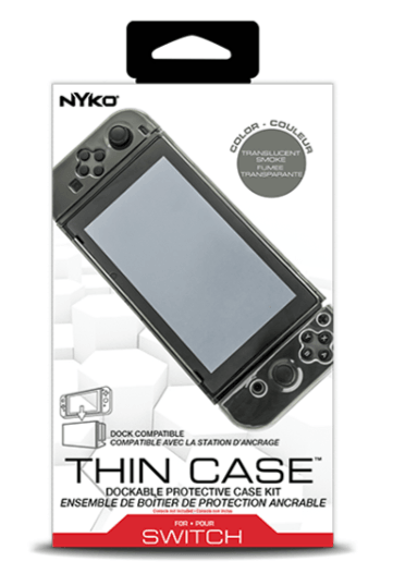 NYKO NSW THIN CASE TRANSLUCENT SMOKE - DataBlitz