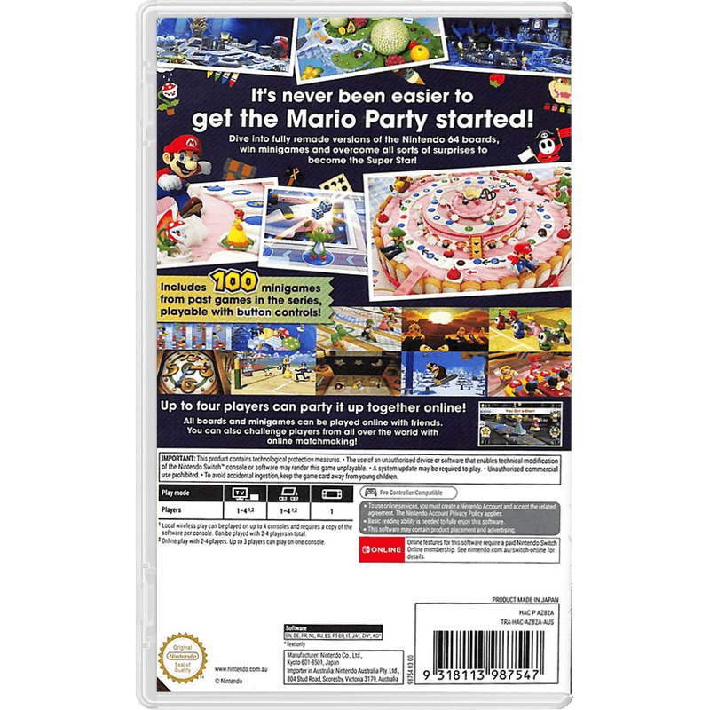 Nintendo Switch Mario Party Superstars