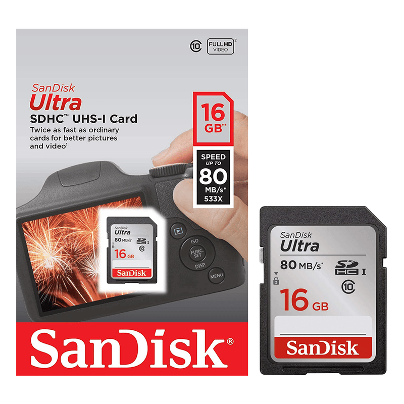 SANDISK ULTRA SD 16GB CLASS 10 - DataBlitz