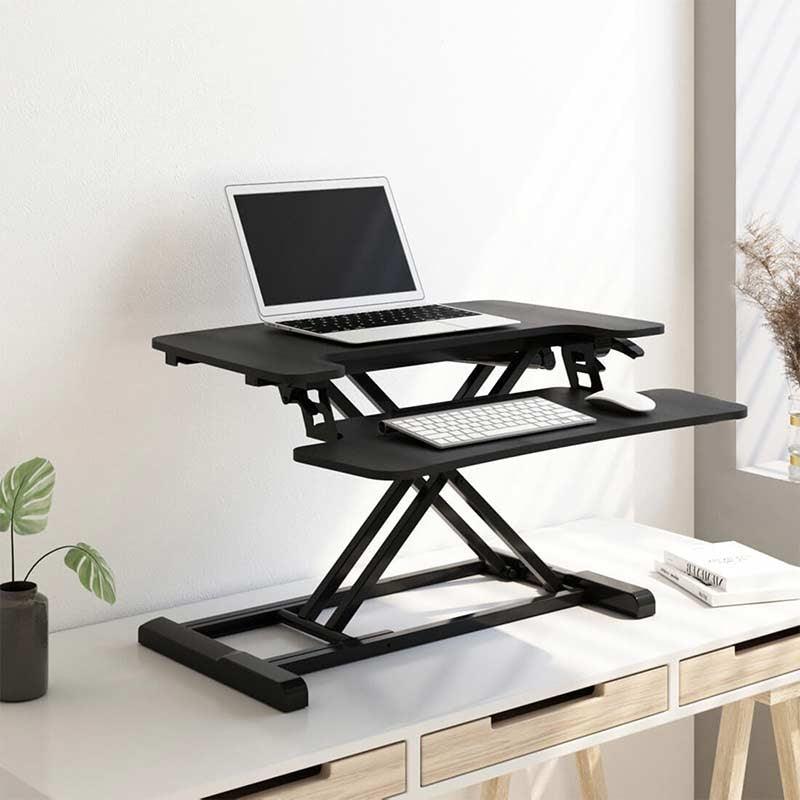 FLEXISPOT STANDING DESK CONVERTER 28-INCHES (M6-BLACK) - DataBlitz