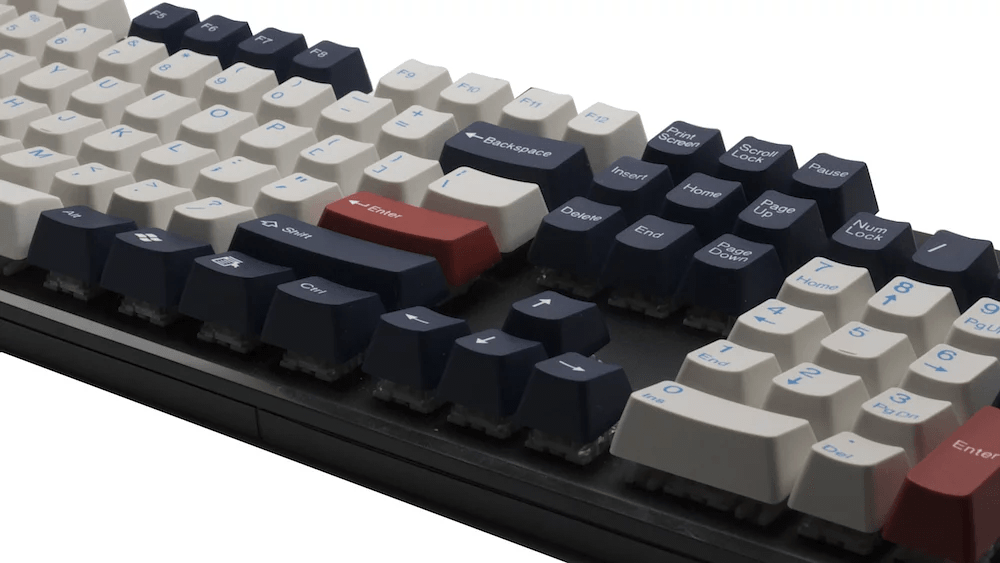 TAIHAO DOUBLE SHOT ABS KEYCAPS SET FOR CHERRY MX SWITCH (104-KEYS) (ENGLAND BLUE) (C01WP303) - DataBlitz
