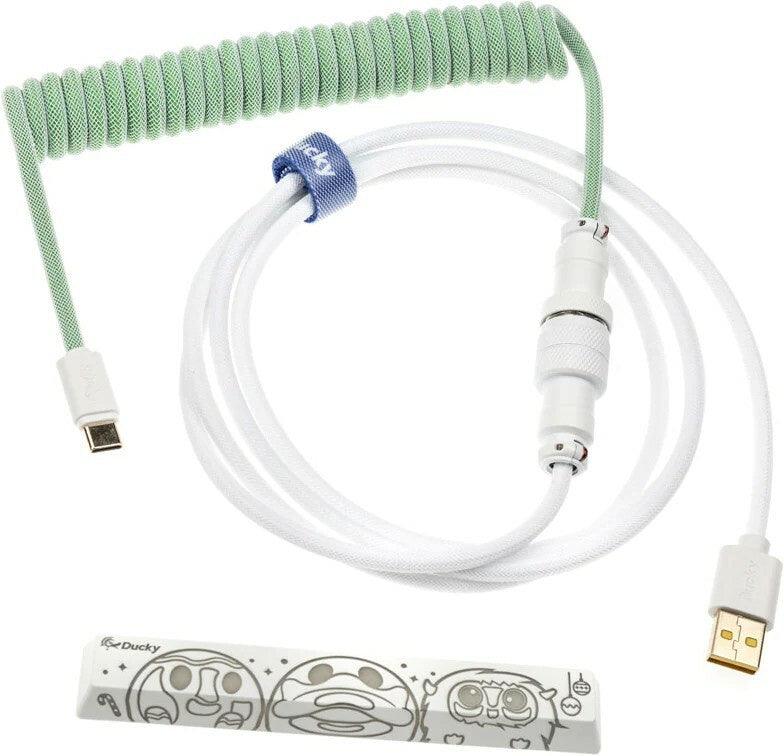 DUCKY X-MAS EDITION PREMICORD COILED KEYBOARD CABLE (DKCC-XMCNC1) - DataBlitz