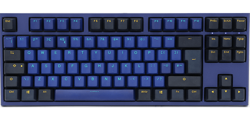 DUCKY ONE 2 HORIZON TKL DOUBLE SHOT PBT MECHANICAL KEYBOARD CHERRY MX BLUE (DKON1887-CUSPDZBBH) - DataBlitz