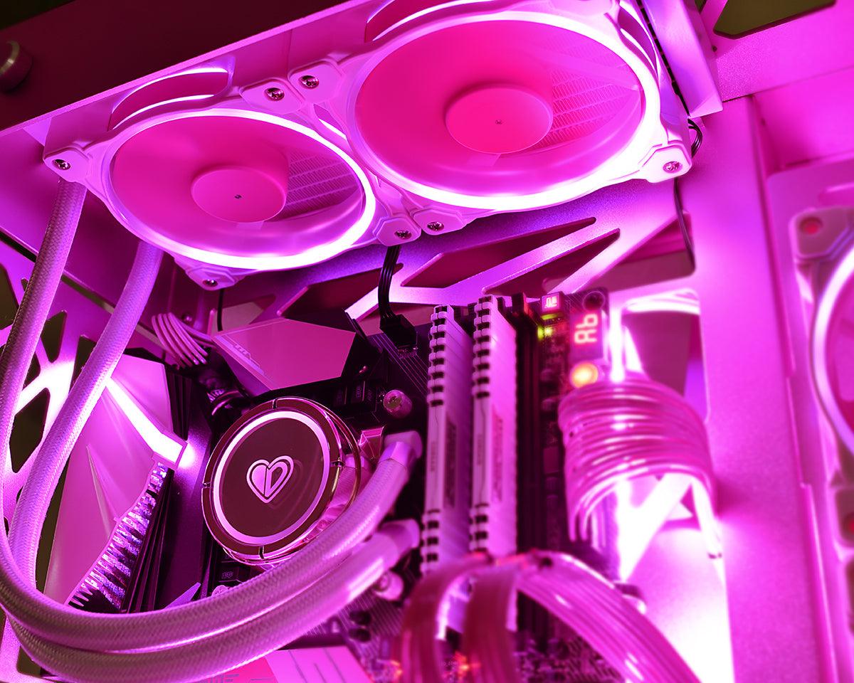 ID-Cooling PinkFlow 240 ARGB Liquid CPU Cooler - DataBlitz