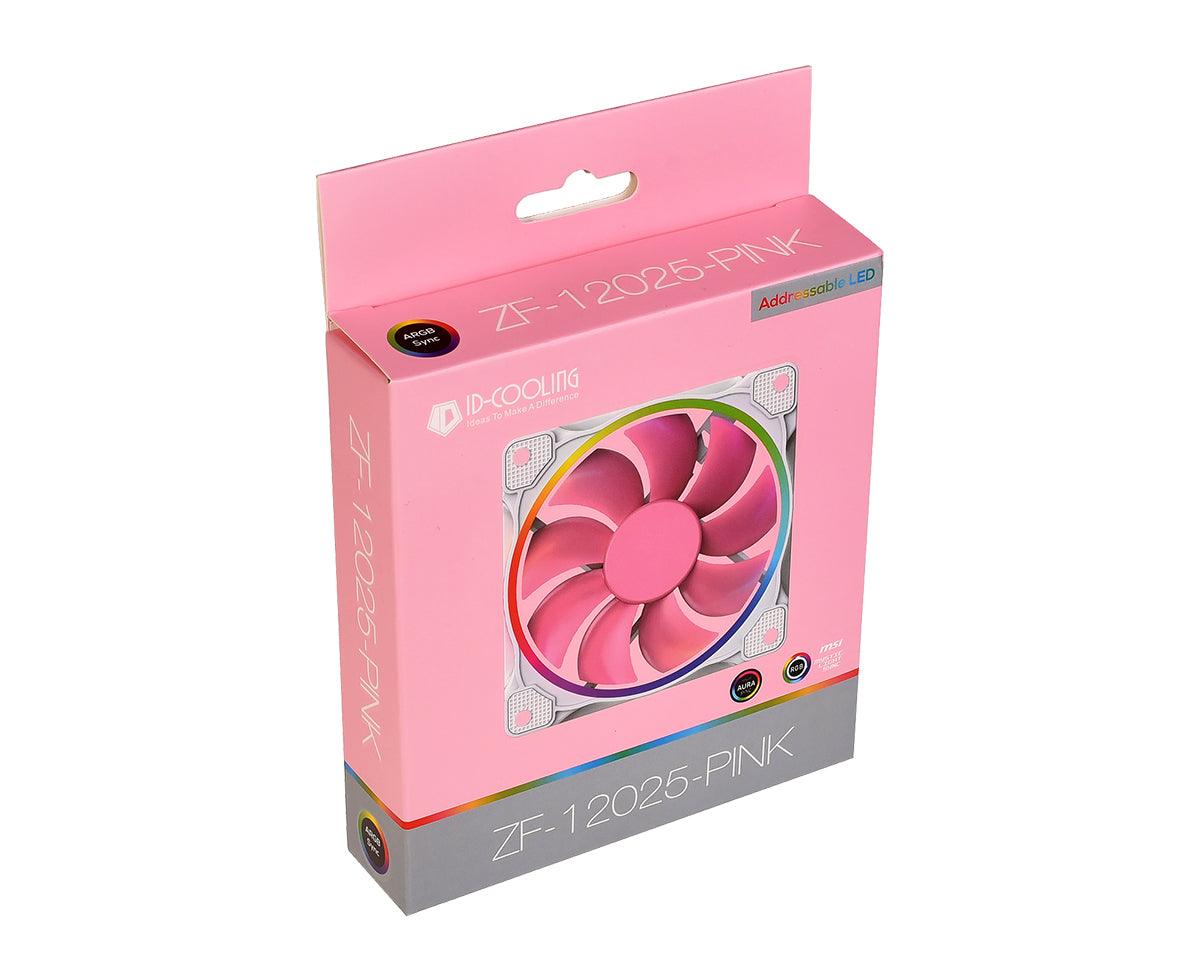 ID-Cooling ZF-12025-Pink ARGB Case Fan (Single Pack) - DataBlitz
