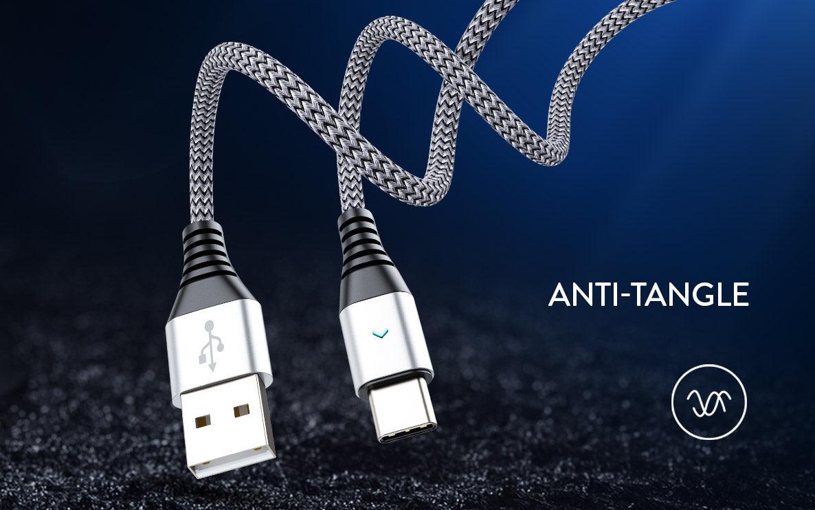 Motivo H21 Data Cable Braided Wire 120CM Apple Lightning (Grey) (S0010) - DataBlitz