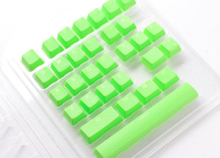 DUCKY 31-KEY PBT SEAMLESS RUBBER GREEN KEYCAP SET (DKSA31-USRDGNNO1) - DataBlitz