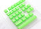 DUCKY 31-KEY PBT SEAMLESS RUBBER GREEN KEYCAP SET (DKSA31-USRDGNNO1) - DataBlitz