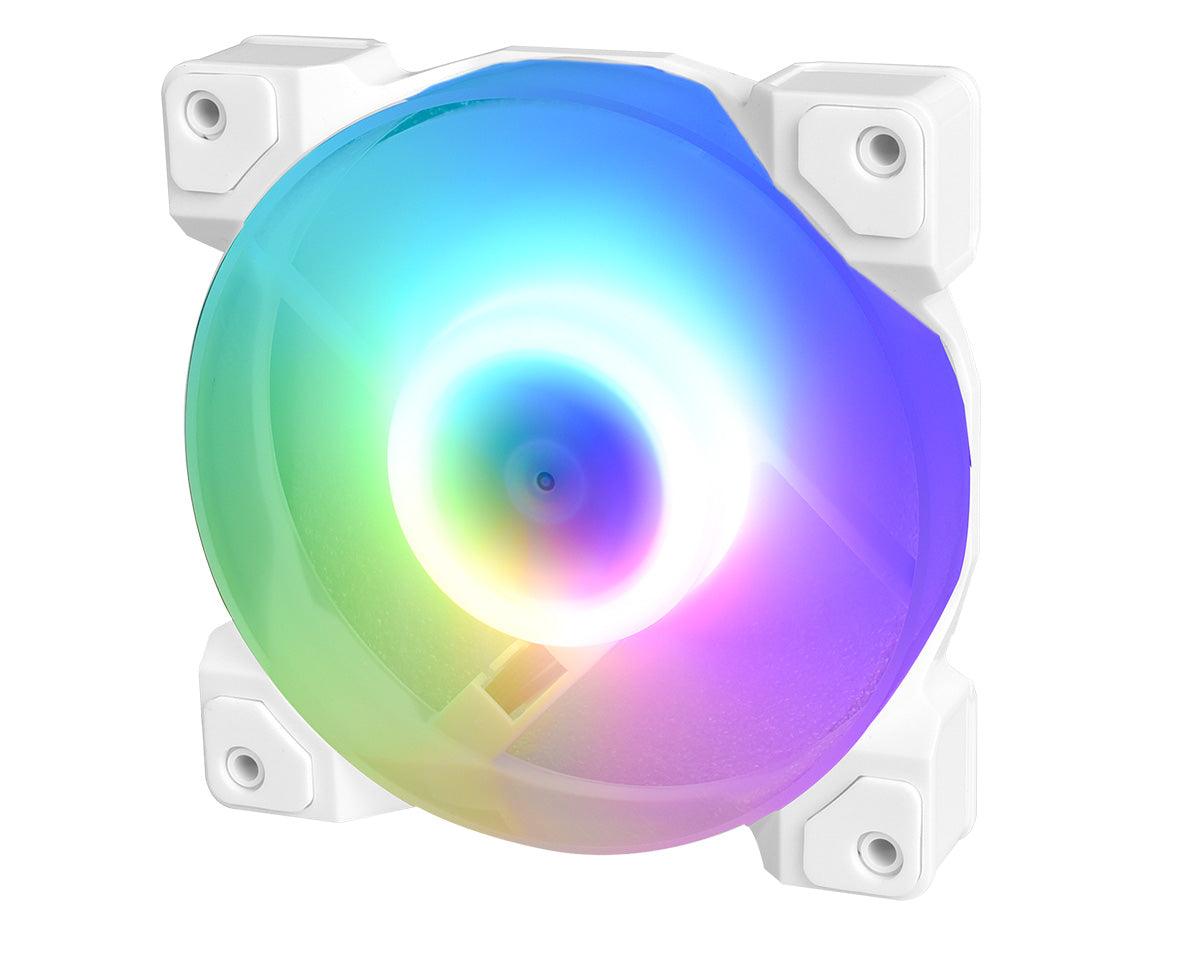 ID-Cooling DF-12025-ARGB Trio Fan (Snow) + RF Remote - DataBlitz