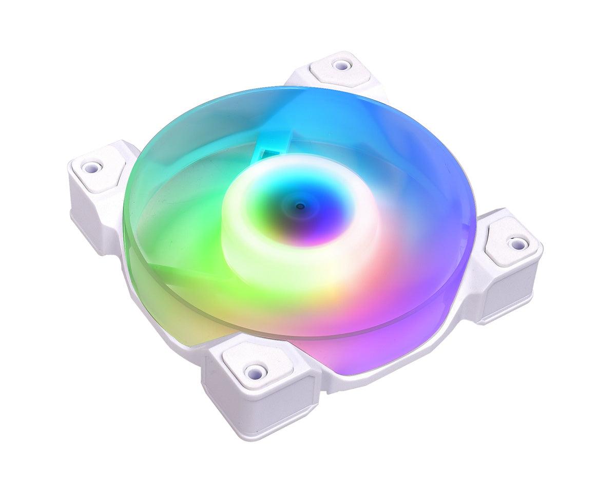 ID-Cooling DF-12025-ARGB Trio Fan (Snow) + RF Remote - DataBlitz