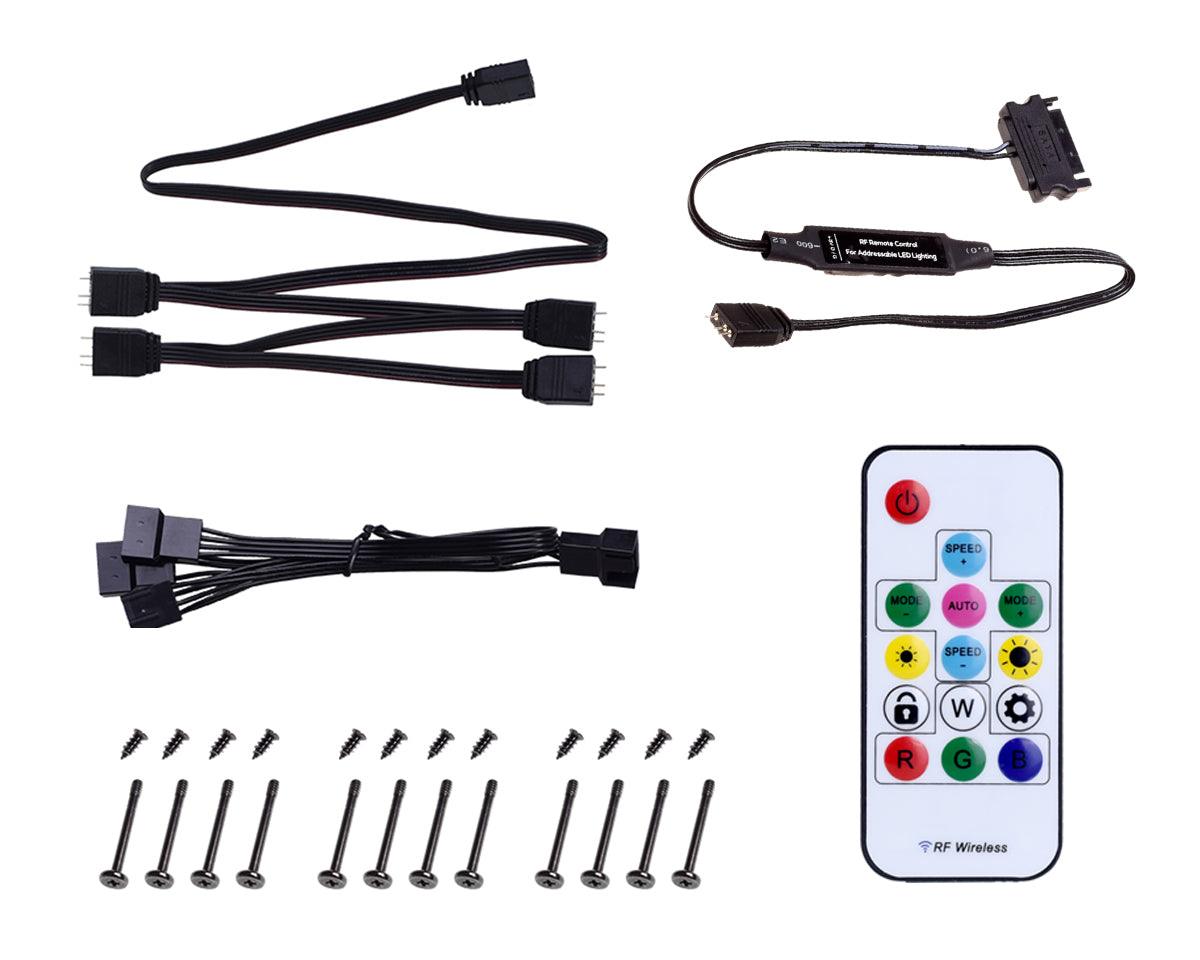 ID-Cooling DF-12025-ARGB Trio Fan + RF Remote - DataBlitz