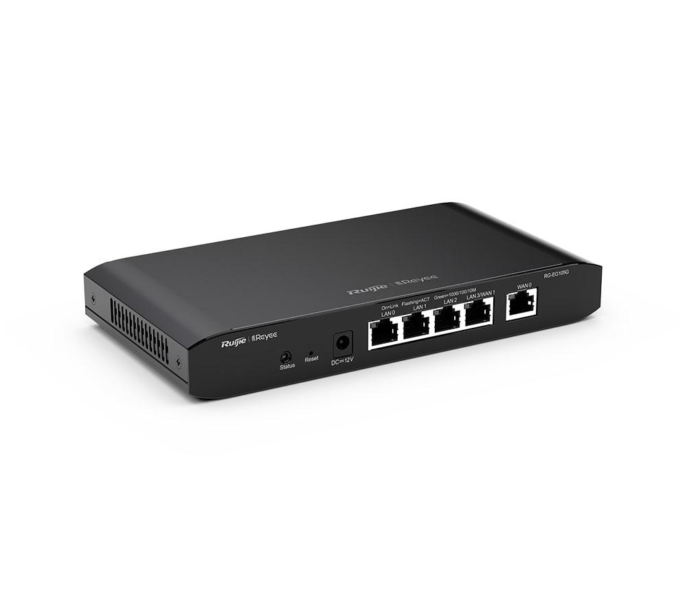 REYEE 5-PORT GIGABIT CLOUD MANAGED POE ROUTER (RG-EG105G-P) - DataBlitz