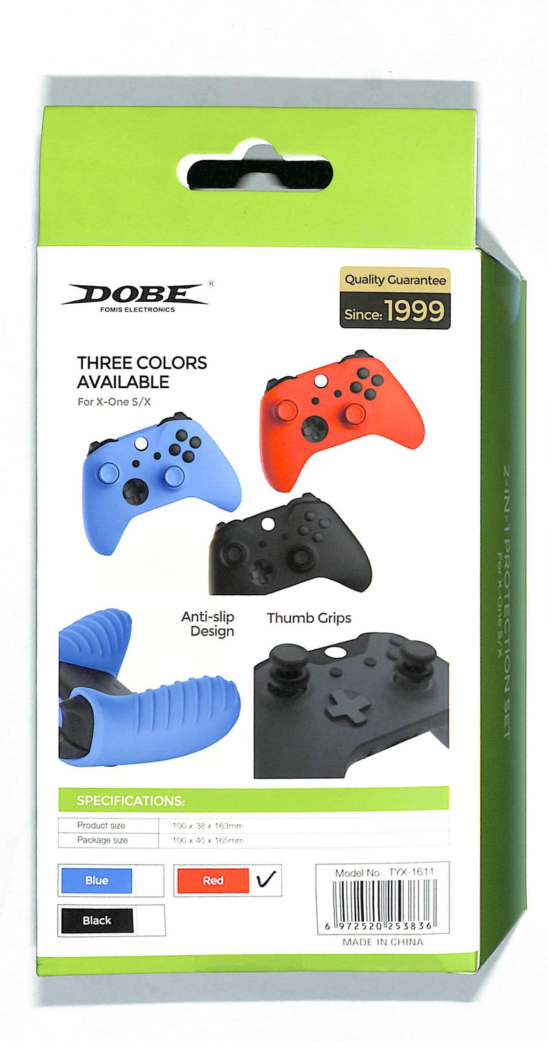 DOBE XBOX SERIES S 2 IN 1 PROTECTION SET FOR X-ONE S/X (RED) (TYX-1611) - DataBlitz