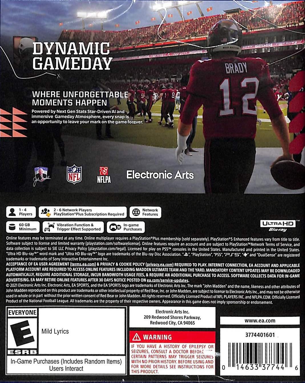 PS5 Madden NFL 22 (US) - DataBlitz