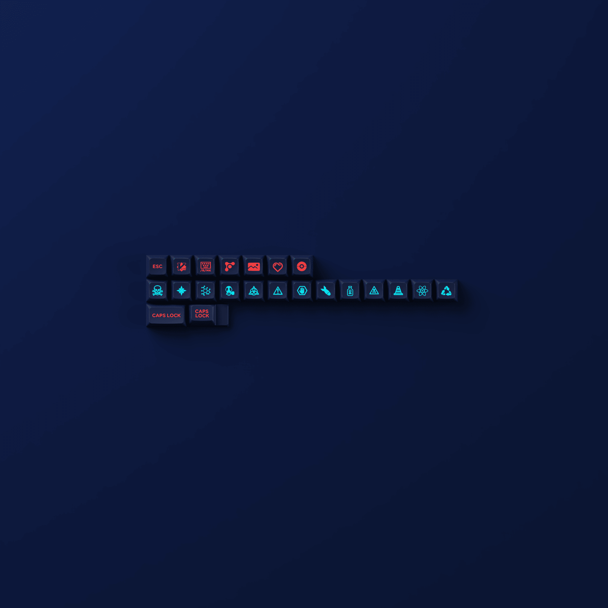 Akko Starry Sky Keycaps Set OSA 185 Keys - DataBlitz