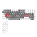 Royal Kludge RK-1101 Double Shot Keycaps (White/Grey/Red) 115 Keys - DataBlitz