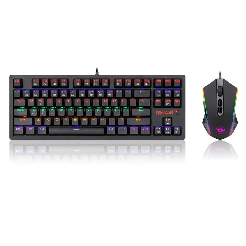 Redragon Gaming Essentials S101-BA-2 USB RGB Keyboard mouse pad