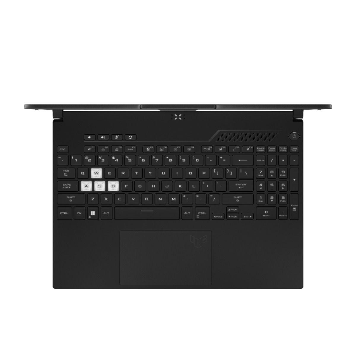 Asus TUF Dash F15 (2022) FX517ZE-HN030W Gaming Laptop (Off Black) | 15.6” FHD | i5-12450H | 8GB RAM DDR5 | 512GB M.2 SSD | RTX™ 3050 Ti | Windows 11 Home | TUF Gaming Backpack - DataBlitz