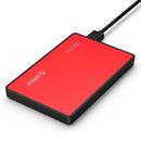 ORICO 2.5”  USB 3.0 Hard Drive Enclosure (Red) (2588US3 V1) - DataBlitz