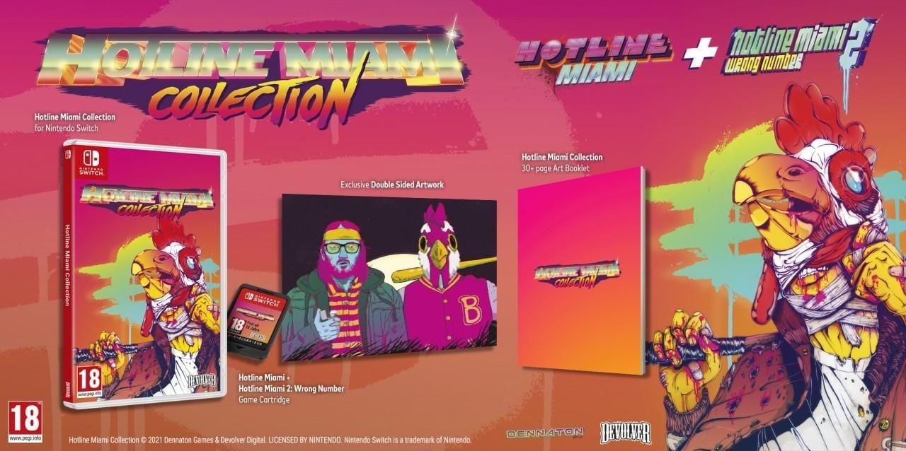 Nintendo Switch Hotline Miami Collection switch NINTENDO SWITCH HOTLINE MIAMI COLLECTION