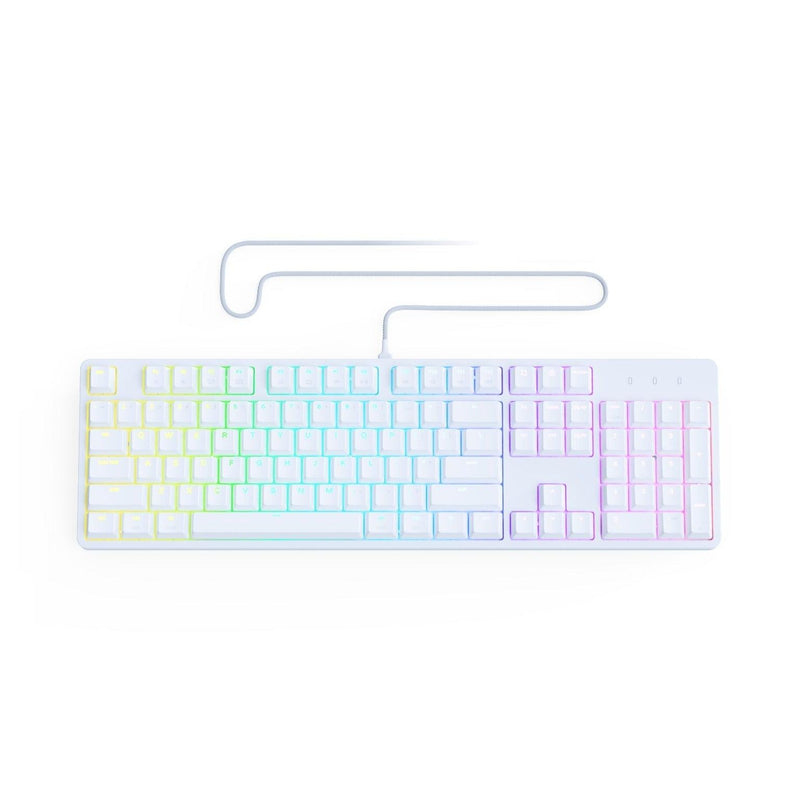 PWNAGE Ultra Custom Optical Mechanical Gaming Keyboard White (Clicky Blue Switches) (UC-MK-WF-OC) - DataBlitz