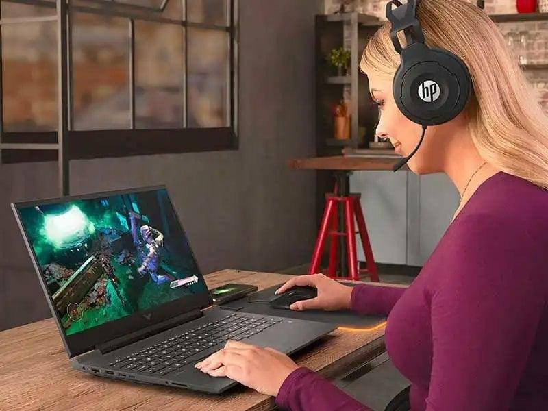 HP VICTUS 16-D0283TX 144HZ GAMING LAPTOP (MICA SILVER)| 16.1" FHD | i7-11800H | 16GB DDR4 | 1TB SSD | RTX 3050Ti | WIN11  +  MS OFFICE HOME & STUDENT HP PRELUDE TOPLOAD BAG - DataBlitz