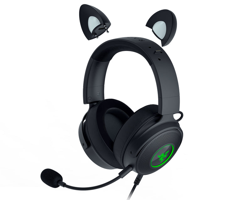 Razer Kraken Kitty V2 Pro Wired RGB Headset With Interchangeable Ears (Black)