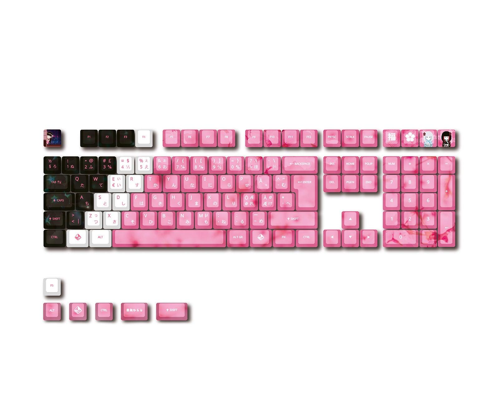 Traitors Zashiki Warashi 108 PBT Keycap Set (TRDZAW108US) - DataBlitz