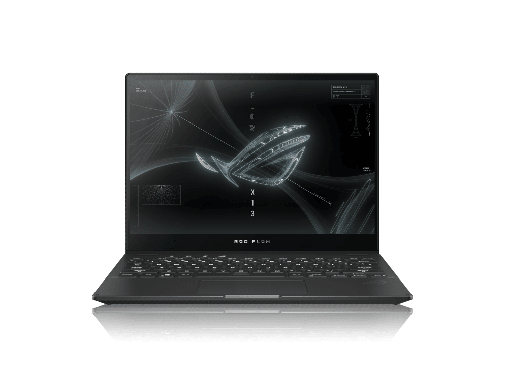 ASUS ROG FLOW X13 GV301QC-K6016T GAMING LAPTOP | 13.4" WUXGA | 16GB LPDDR4X | 512 SSD | RTX 3050 | WIN10 + ROG SLEEVE + ROG GAMING MOUSE - DataBlitz