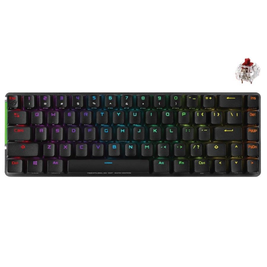 ASUS ROG Falchion NX 65% Wireless RGB Mechanical Gaming Keyboard (ROG NX Red Linear Switches) - DataBlitz