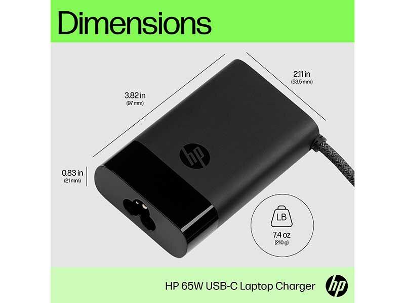 HP 65W USB-C Laptop Charger (671R2AA) - DataBlitz