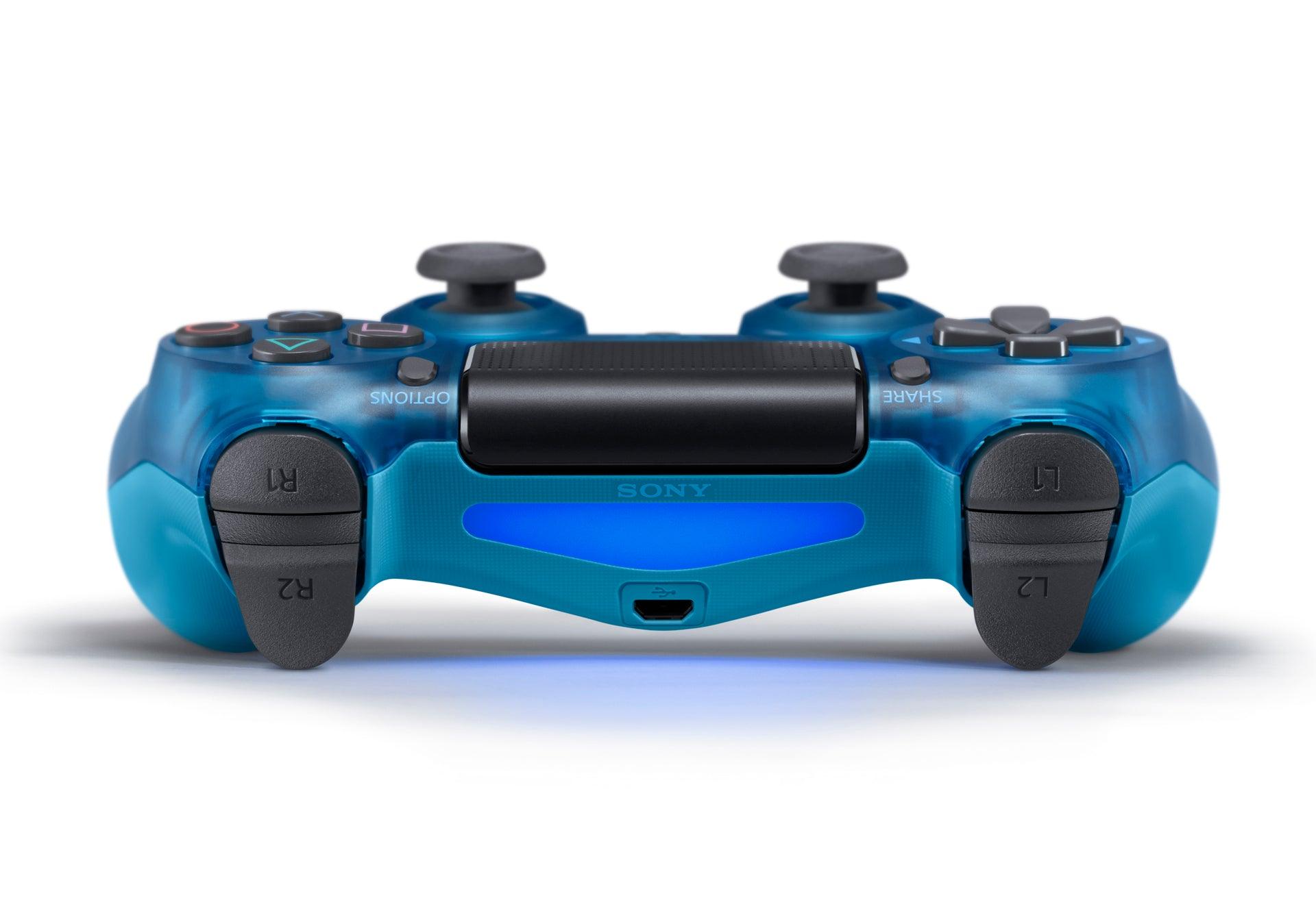 PS4 DUALSHOCK 4 WIRELESS CONTROLLER BLUE CRYSTAL (CUH-ZCT2G19) ASIAN - DataBlitz