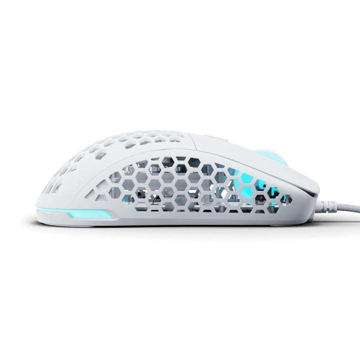 PWNAGE Ultra Custom Symm Wired RGB Gaming Mouse Honeycomb Sides (White) (W-UC-S-H-W) - DataBlitz