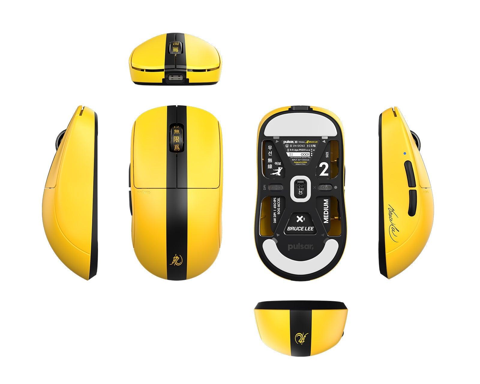 Pulsar X2 Wireless Mouse Bruce Lee Edition - DataBlitz