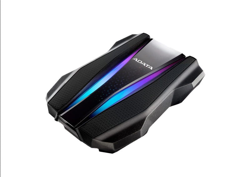 ADATA HD770G SHOCK-PROOF MILITARY GRADE TRIPLE-LAYER PROTECTION EXTERNAL HARD DRIVE W/ RGB LIGHTING 1TB (BLACK) - DataBlitz