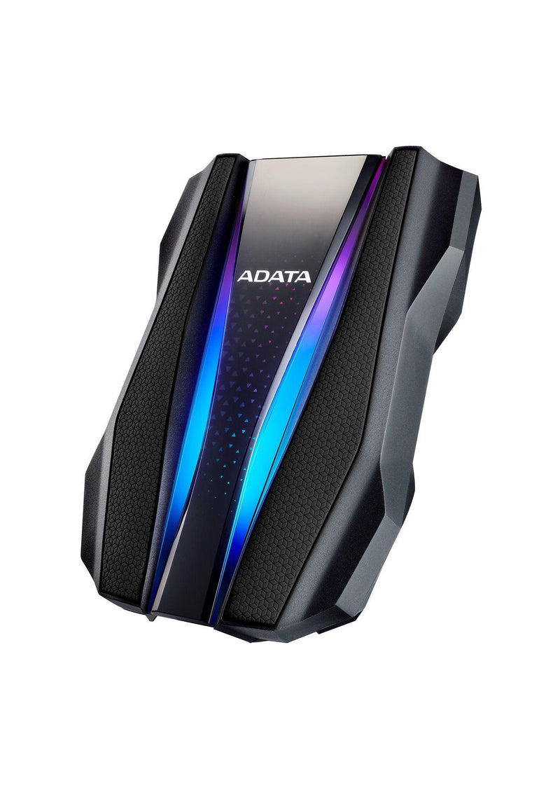 ADATA HD770G SHOCK-PROOF MILITARY GRADE TRIPLE-LAYER PROTECTION EXTERNAL HARD DRIVE W/ RGB LIGHTING 1TB (BLACK) - DataBlitz