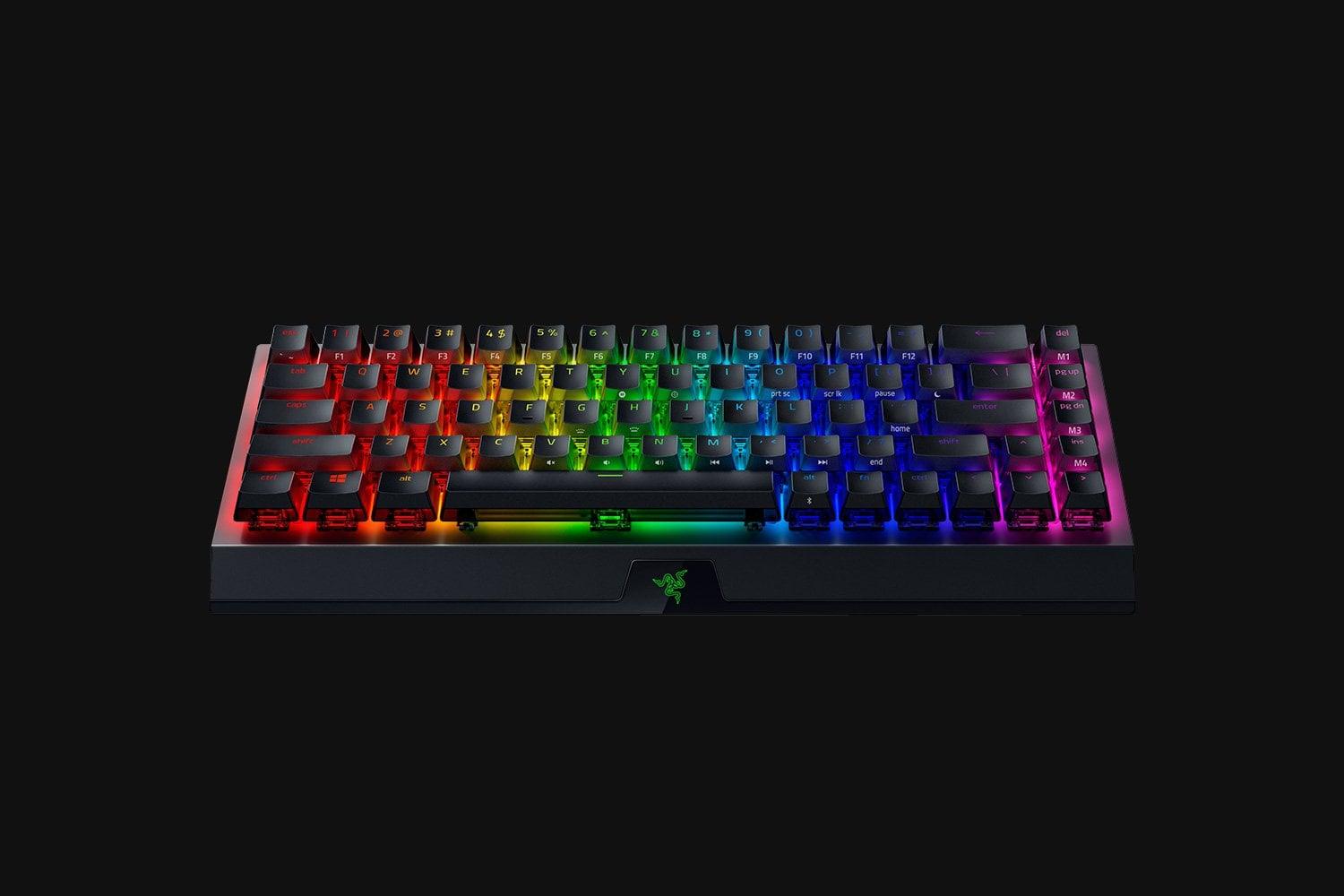 RAZER BLACKWIDOW V3 MINI HYPERSPEED WIRELESS 65% MECHANICAL GAMING KEYBOARD PHANTOM EDITION (GREEN SWITCHES) - DataBlitz