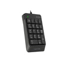 A4TECH FK13M FSTYLER SLEEK NUMERIC KEYPAD (BLACK) + 70CM RETRACTABLE CABLE - DataBlitz