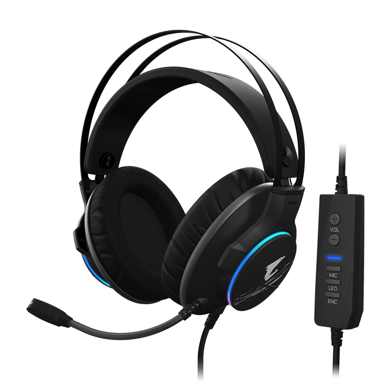 GIGABYTE AORUS H1 7.1 SURROUND SOUND GAMING HEADSET - DataBlitz