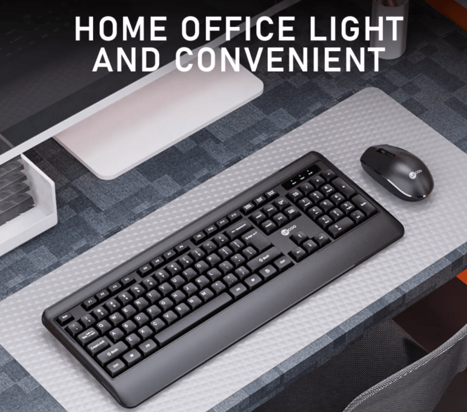 LECOO KW202 WIRELESS KEYBOARD AND MOUSE COMBO (BLACK) - DataBlitz