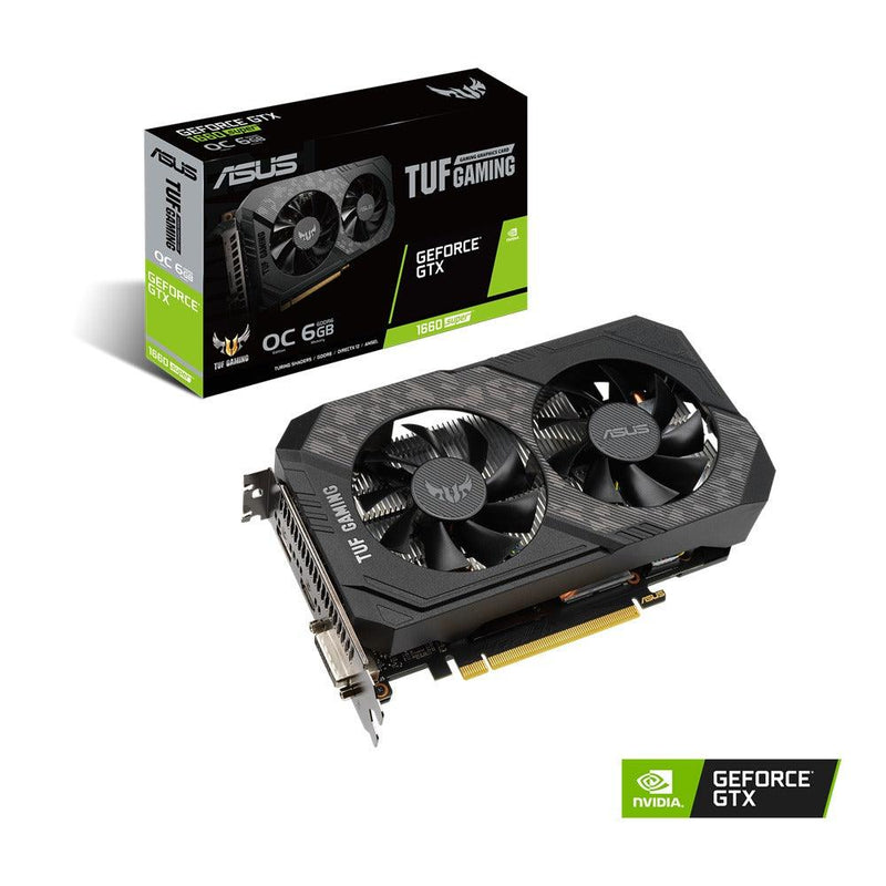 Asus TUF Gaming GeForce GTX 1660 OC 6GB Graphics Card - DataBlitz