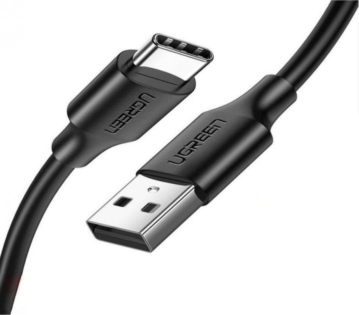 Ugreen USB-A 2.0 To USB-C Cable Nickel Plating 0.25M (Black)