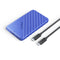 Orico 25PW1-C3 2.5 Inch USB 3.1 Gen1 Type-C Hard Drive Enclosure (Blue) - DataBlitz