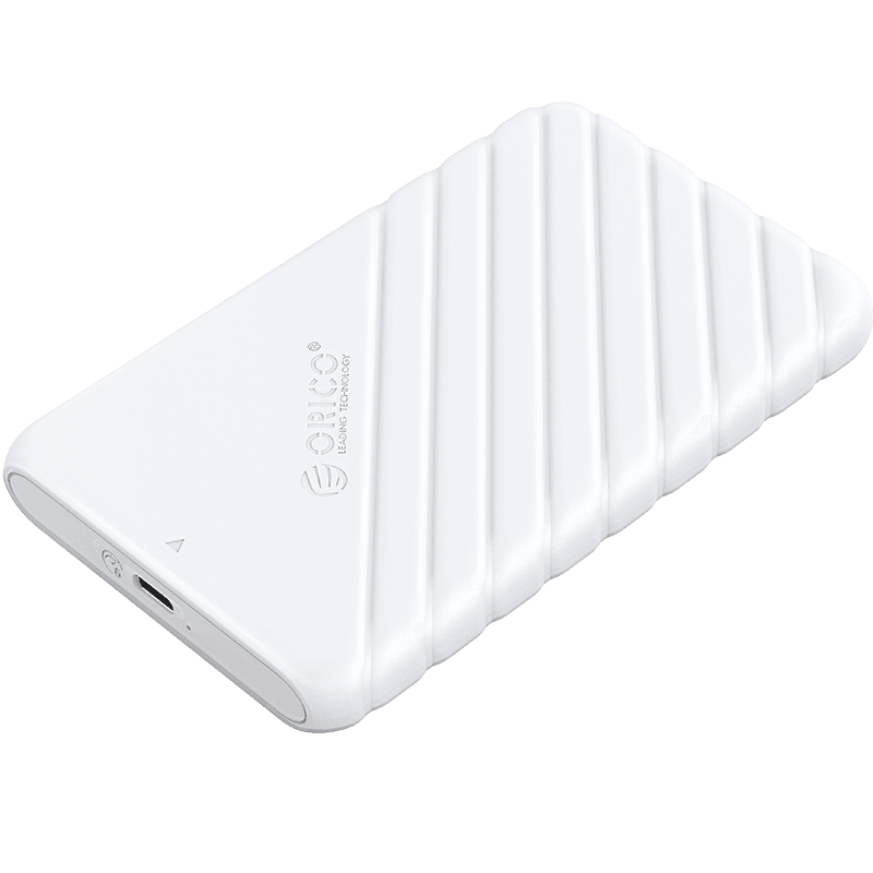 Orico 25PW1-C3 2.5 Inch USB 3.1 Gen1 Type-C Hard Drive Enclosure (White) - DataBlitz