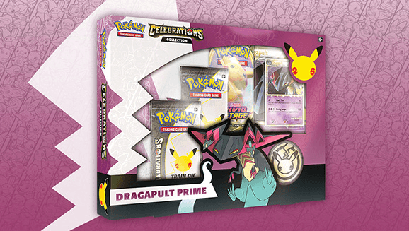 POKEMON TRADING CARD GAME 25TH ANNIVERSARY CELEBRATIONS DRAGAPULT PRIME COLLECTION - DataBlitz