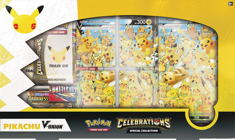 Pokemon Trading Card Game 25th Anniversary Celebrations Pikachu V-Union Special Collection Box (290-80915) - DataBlitz
